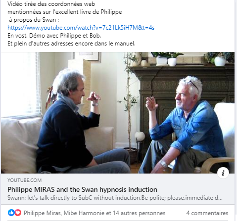 Dr Philippe Miras en démo SWAN avec Bob Burns 