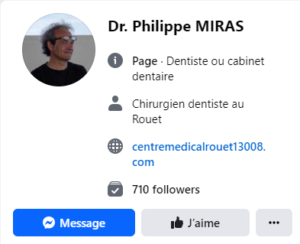 DR. Philippe MIRAS Dentiste compte Facebook