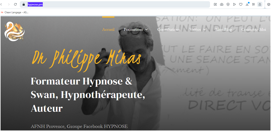 Capture écran site Dr philippe Miras
